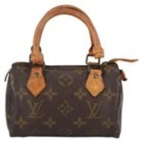 LOUIS VUITTON Monogram Mini Speedy Hand Bag M41534 LV Auth bs27057 - Picture 1 of 16